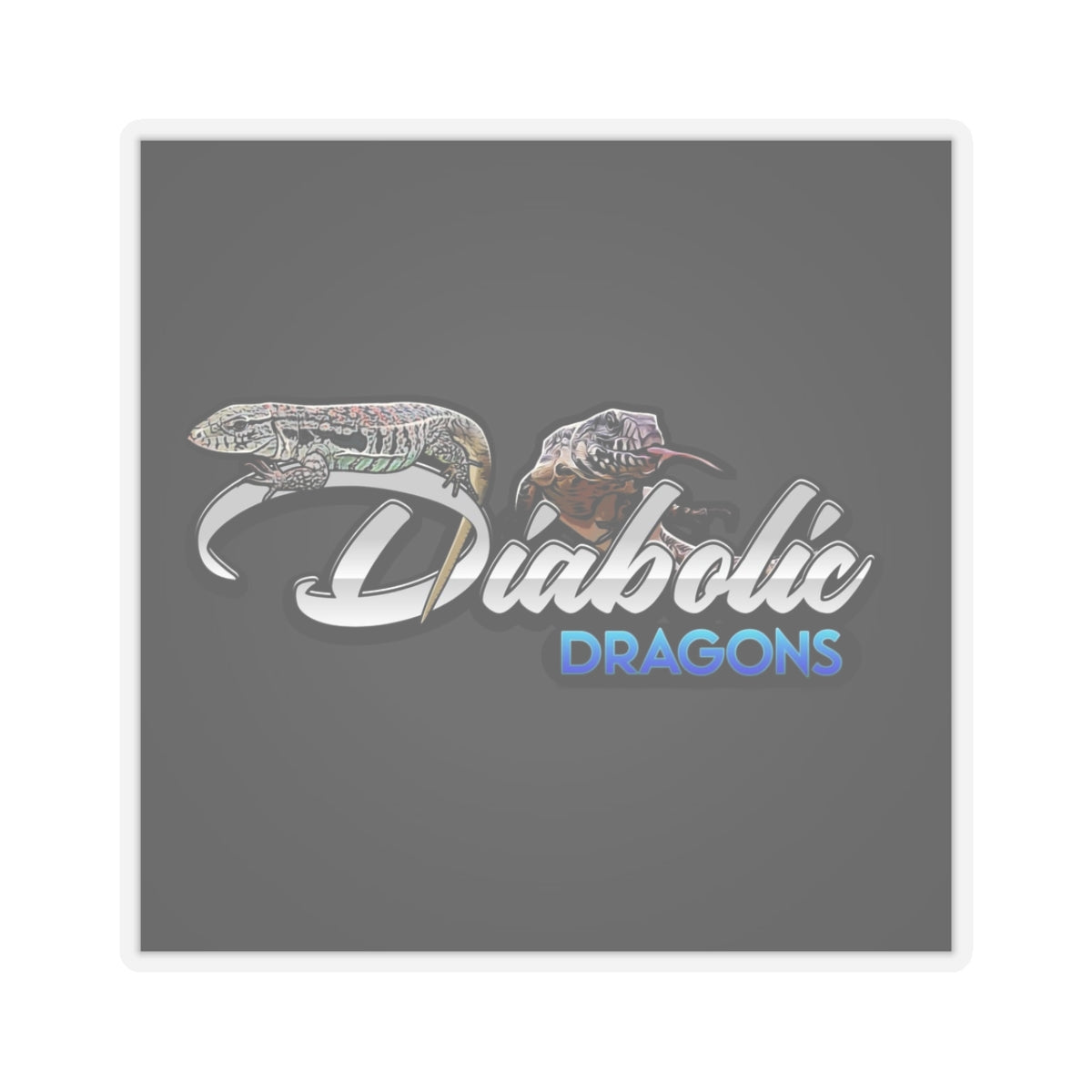 Diabolic Dragons Stickers | Logo Design