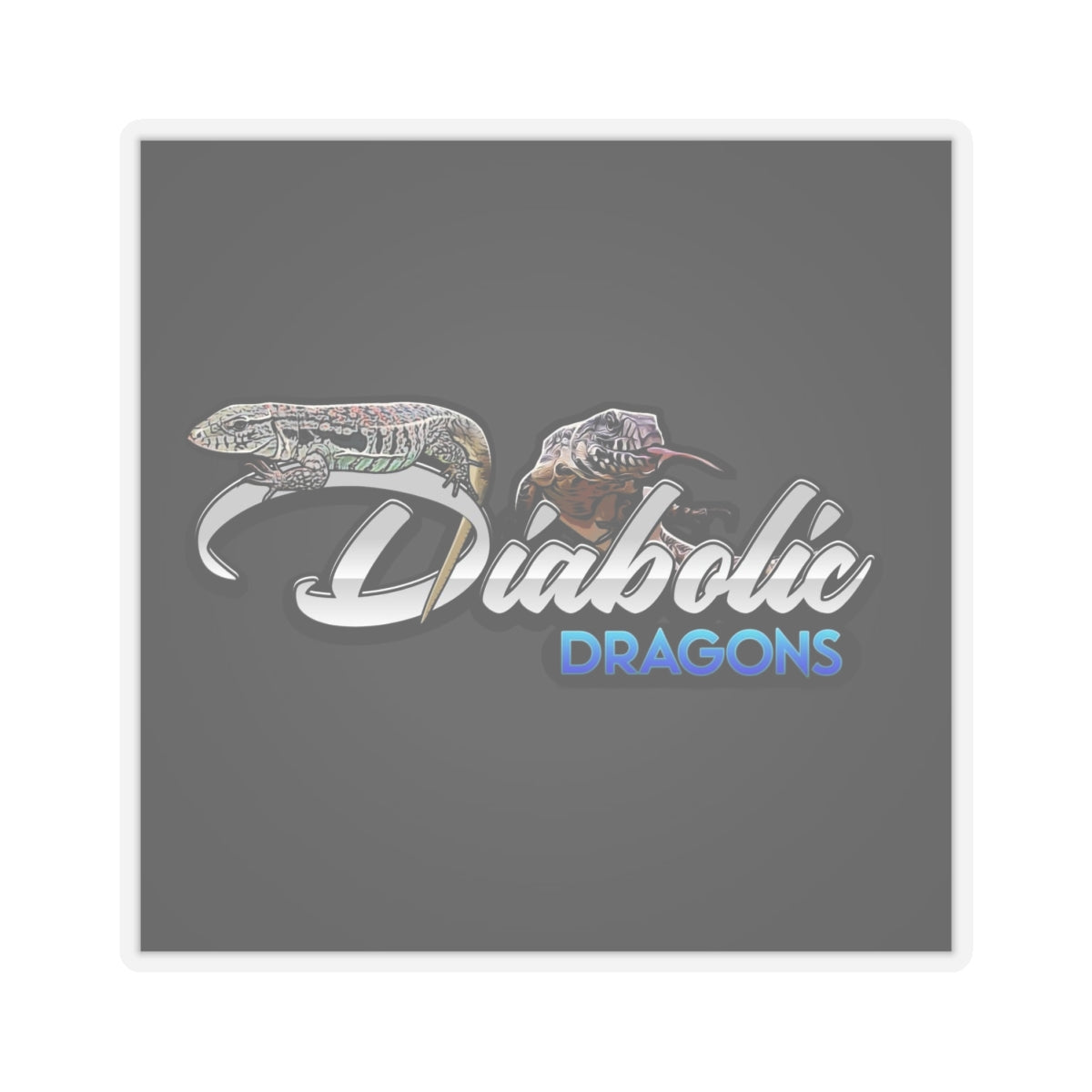 Diabolic Dragons Stickers | Logo Design